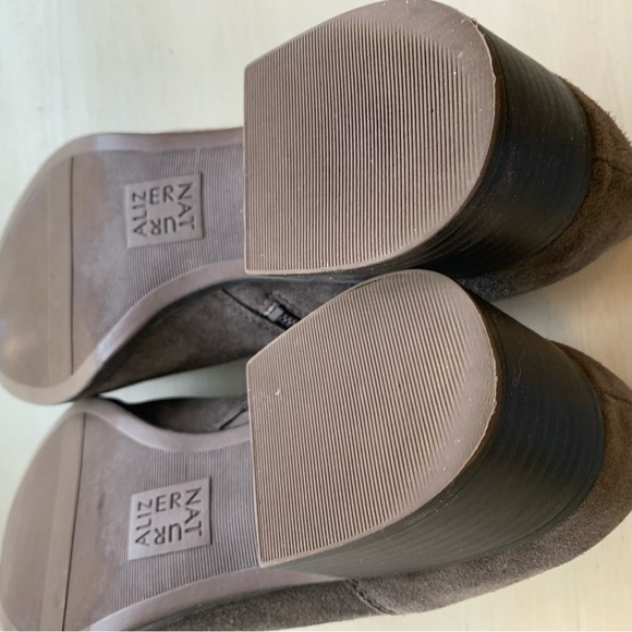 Naturalizer Drewe Suede Ankle Boots Taupe Size 10M Only Worn Once - Picture 5 of 8